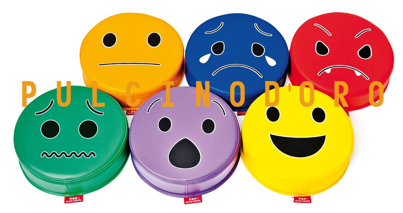 SET 6 POUF ROTONDI EMOZIONI