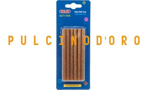 COLLA A CALDO GLITTER ORO 7 mm