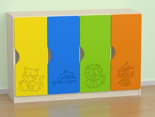 SPOGLIATOIO 'COLOR DECO' CON 8 APPENDINI