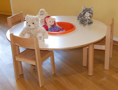 TAVOLO MANIPOLAZIONE ROTONDO - MULTISTRATO