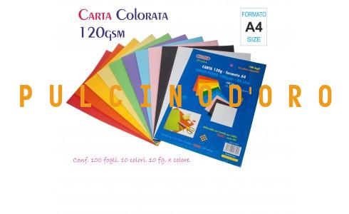 Carta colorata 120gr a4 - Pulcino d'Oro