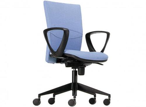 POLTRONCINA SU RUOTE ERGONOMICA CON BRACCIOLI
