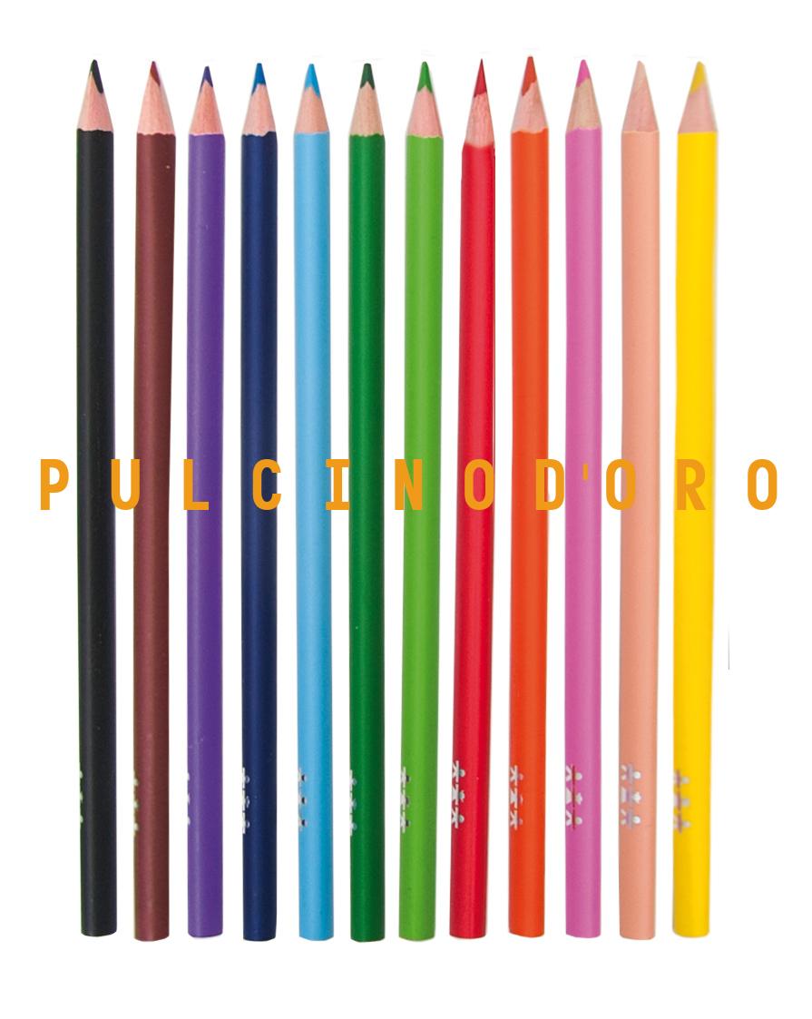 Matite colorate classiche 12 pz - Pulcino d'Oro