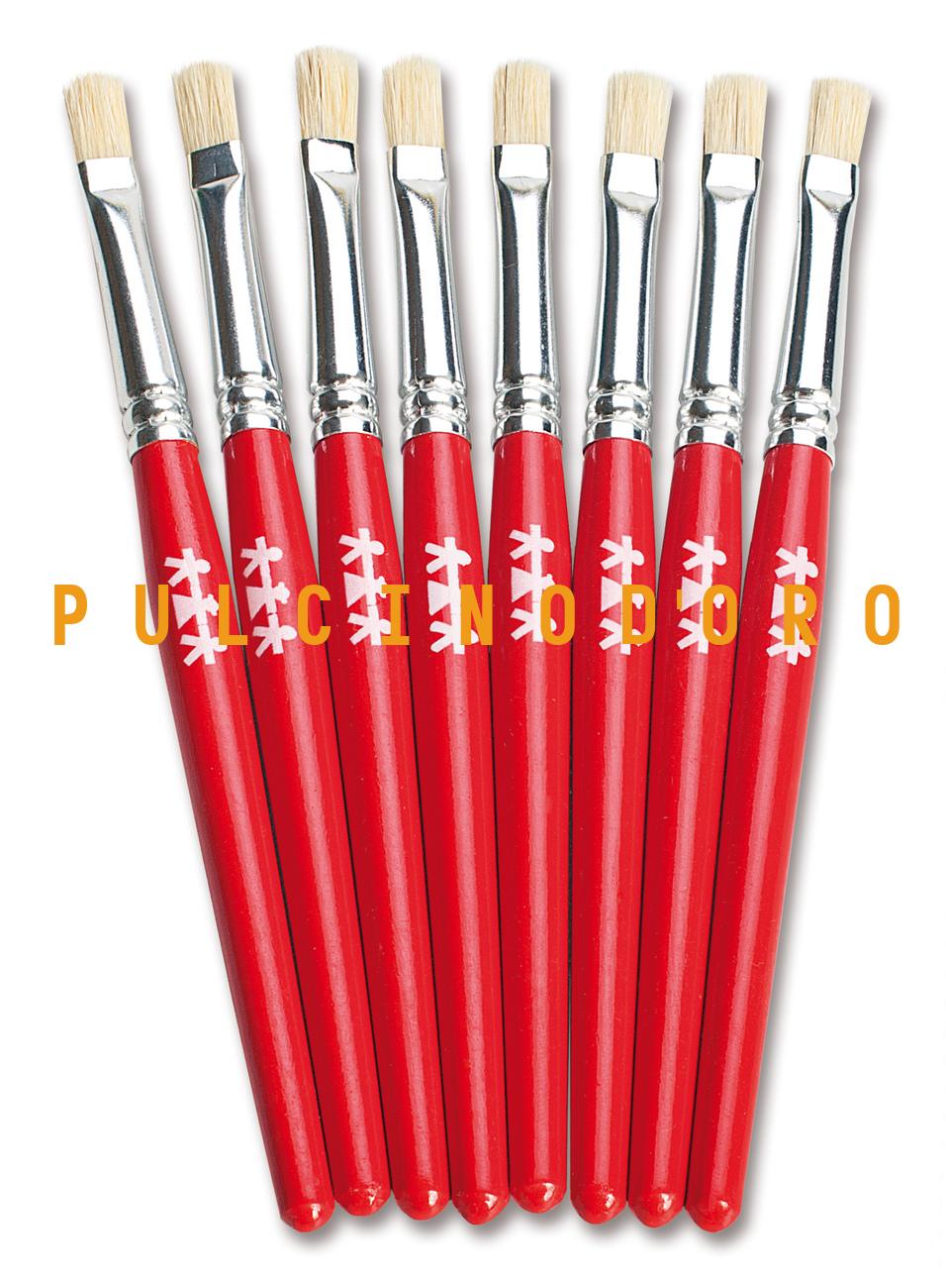 SET 8 PENNELLI PIATTI 9 MM