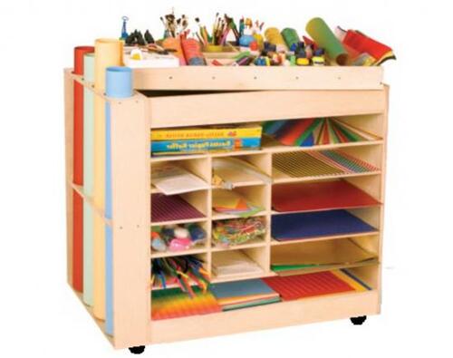 CARRELLO PITTURA E PORTA CARTONCINI