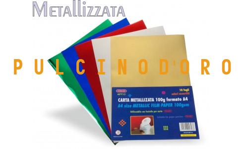 MIX CARTA METALLIZZATA A4