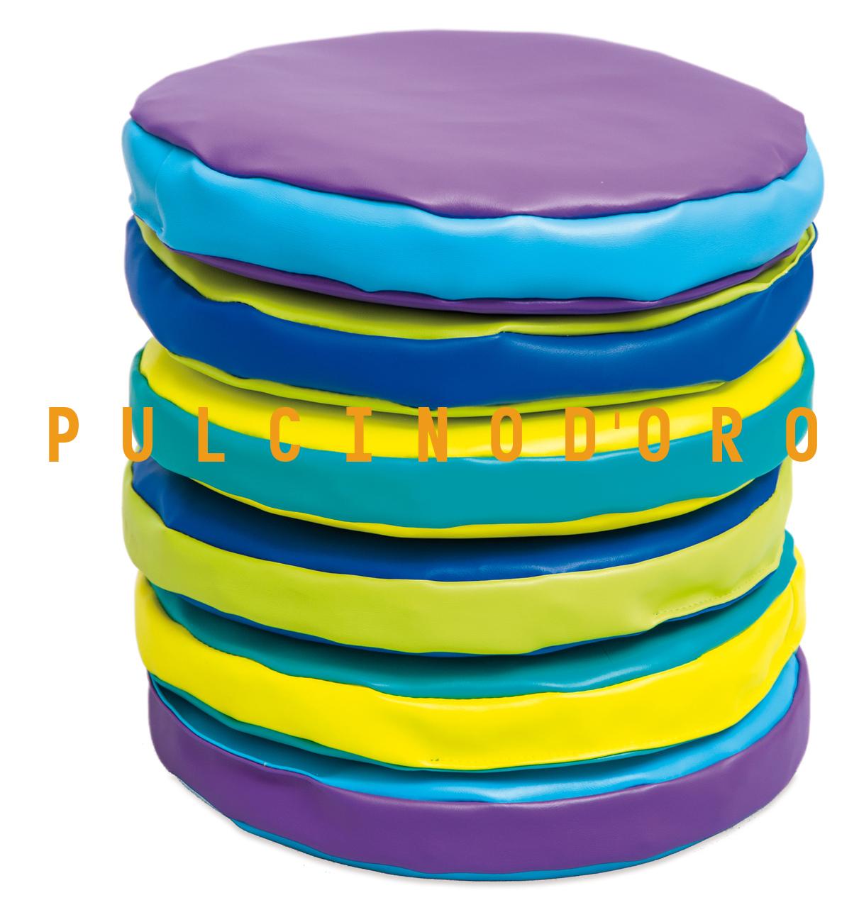 SET 6 POUF ROTONDI