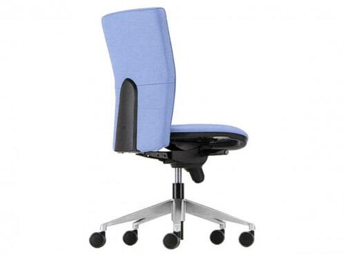POLTRONCINA SU RUOTE ERGONOMICA SENZA BRACCIOLI