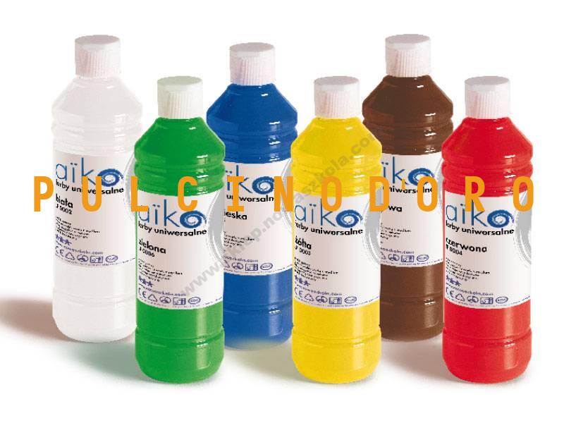 TEMPERA ECO 6 COLORI 0,5 LT